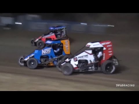 HIGHLIGHTS: USAC NOS Energy Drink National Midgets | Solomon Valley Raceway | 7/13/2022 - dirt track racing video image