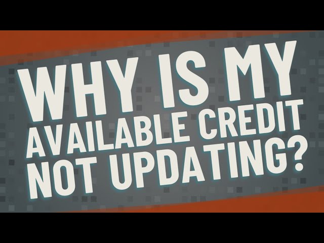 Why Is My Available Credit Zero?