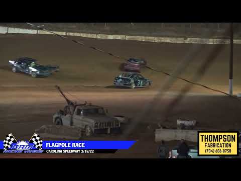 Flagpole Race - Carolina Speedway 2/18/22 - dirt track racing video image