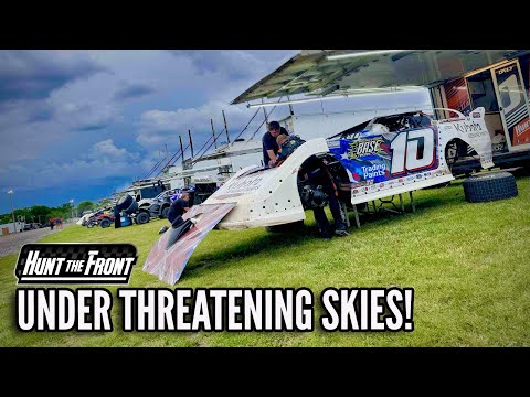 The Storm Was Coming Fast! Summer Nationals at Davenport Speedway - dirt track racing video image