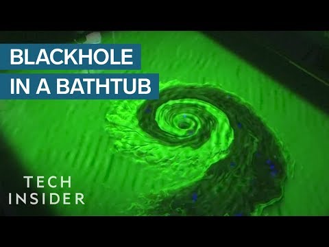 Conditions Of A Black Hole Were Created In A Giant Bathtub - UCVLZmDKeT-mV4H3ToYXIFYg