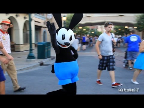 [HD] Oswald the Lucky Rabbit Meet & Greet - NOW at Disney California Adventure - UCbDGvfJHf0r_WjS9voB8POA