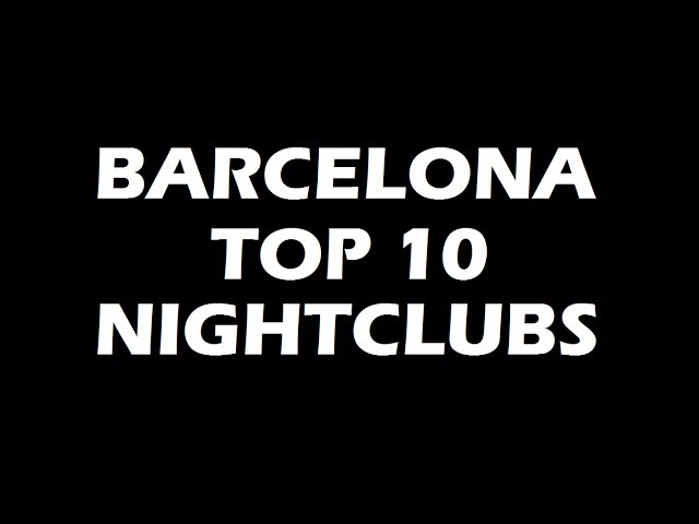 Barcelona’s Best Electronic Music Bars
