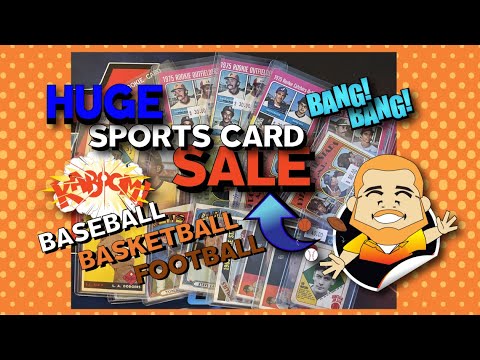 Sports Card Sale/Auction (5/5) "Price it live Sale!" ⚾🏀🏈🏒 Rookie - Raw - Graded - Vintage