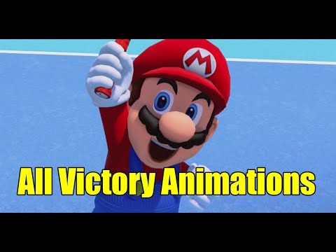 All 16 Character Victory Win Animations in Mario Tennis Ultra Smash - UCwtnZUOk44DCCFFT6QG6LdA