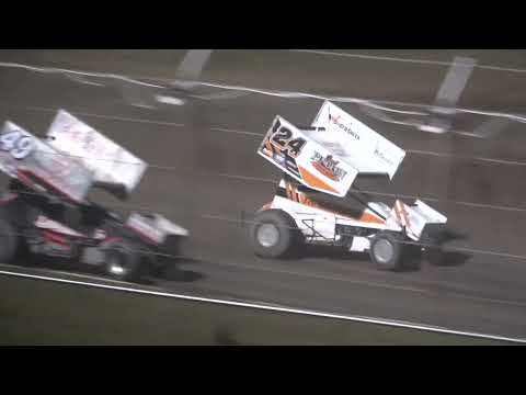 World of Outlaws Sprint LCQ - Cedar Lake Speedway 07/01/2023 - dirt track racing video image