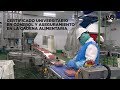 Image of the cover of the video;Certificado Universitario en Control y Aseguramiento en la Cadena Alimentaria