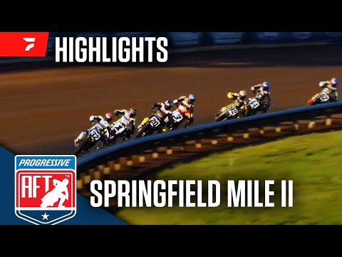 American Flat Track at Springfield Mile II 9/1/24 | Highlights - dirt track racing video image