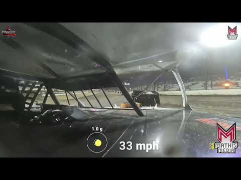 #00 Cason Harris - USRA B-Mod - 3-23-2024 Arrowhead Speedway - In Car Camera - dirt track racing video image