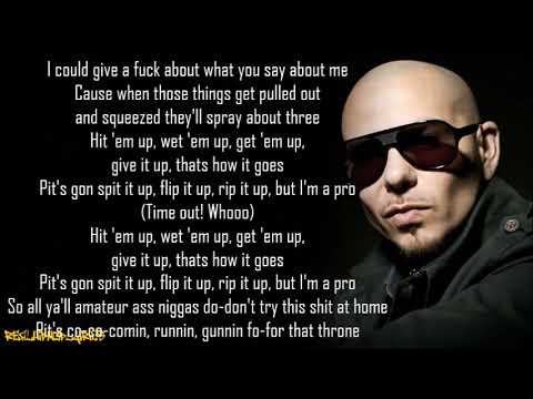 Pitbull - Dammit Man ft. Piccallo (Lyrics)