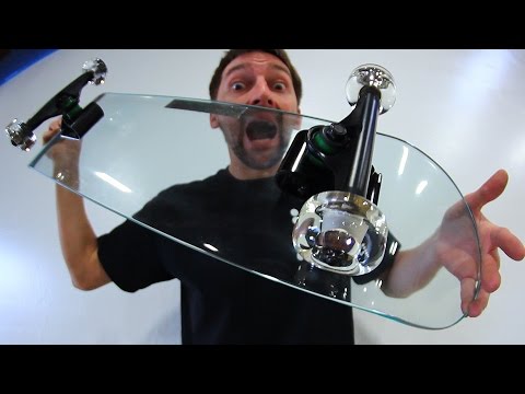 KICKFLIPPING A GLASS SKATEBOARD WITH GLASS WHEELS?! | YOU MAKE IT WE SKATE IT EP 72 - UC9PgszLOAWhQC6orYejcJlw