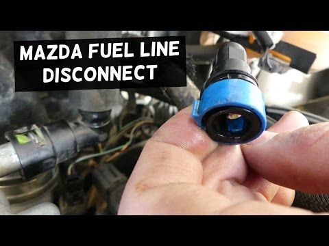 Car fuel line replacement - Mazda Cx 7 (MK 1)