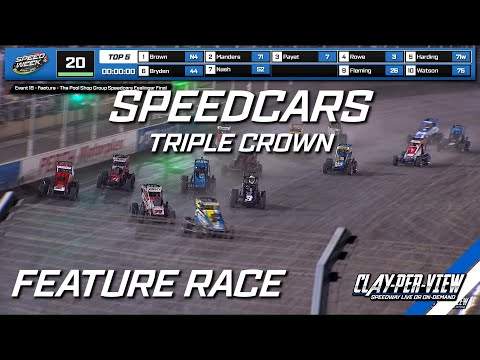 Speedcars | Triple Crown - Perth - 13th Jan 2024 | Clay-Per-View - dirt track racing video image
