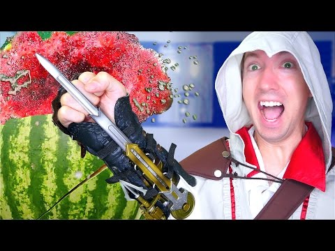 5 Assassin's Creed Weapons in REAL LIFE - UCwaNuezahYT3BOjfXsne2mg
