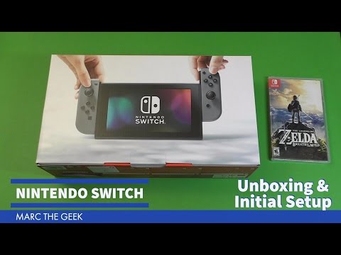 Nintendo Switch Unboxing & Initial Setup - UCbFOdwZujd9QCqNwiGrc8nQ