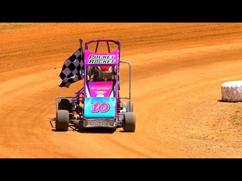 Junior Quarter Midgets Race final 3# Laang Speedway 28-12-2021 - dirt track racing video image