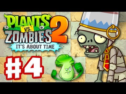 Plants vs. Zombies 2: It's About Time - Gameplay Walkthrough Part 4 - Ancient Egypt (iOS) - UCzNhowpzT4AwyIW7Unk_B5Q