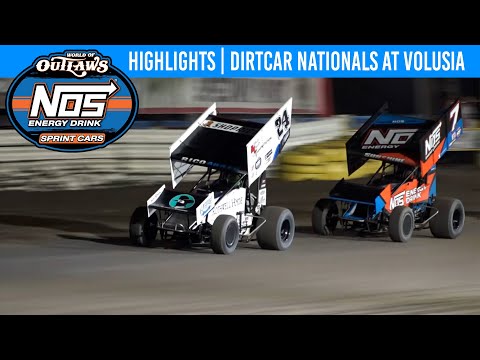 World of Outlaws NOS Energy Drink Sprint Cars | Volusia Speedway Park | Feb. 9, 2024 | HIGHLIGHTS - dirt track racing video image