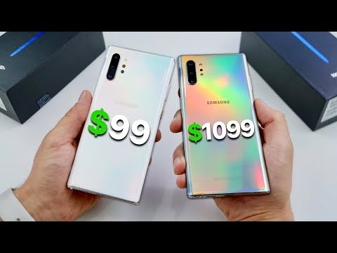 $99 Fake Samsung Galaxy Note 10 Plus vs $1099 Note 10 Plus! - UCj34AOIMl_k1fF7hcBkD_dw