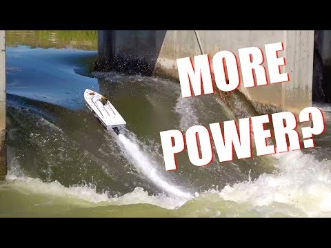 IS there MORE POWER?! Thrasher V3 TACKLES the DAM - Jet Boat Bashing! | RC ADVENTURES - UCxcjVHL-2o3D6Q9esu05a1Q