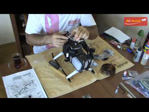 Trex 700N DFC Nitro Heli Toplama -8: Servo Montajı