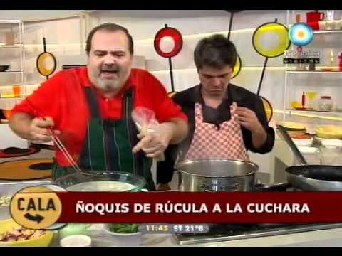 Ñoquis de rúcula a la cuchara con sensacional salsa de tomates secos y albahaca. - UCb8W2JPNwMtV4xA0LFb3LUw