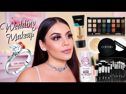 DRUGSTORE Bridal Makeup Tutorial Using Affordable Makeup Brushes / TIPS & TRICKS! | JuicyJas - UCqTR5f7YkGro3cPv23SqcqQ