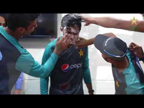 Pakistan Team Celebrating Birthday Of Babar Azam At Zayed Cricket Stadium