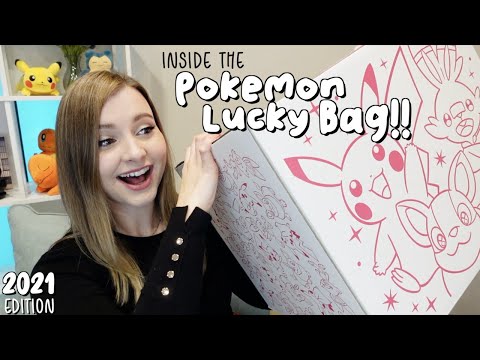 I Got a Pokemon Center LUCKY BAG!! β¨ Pika Pika Box 2021