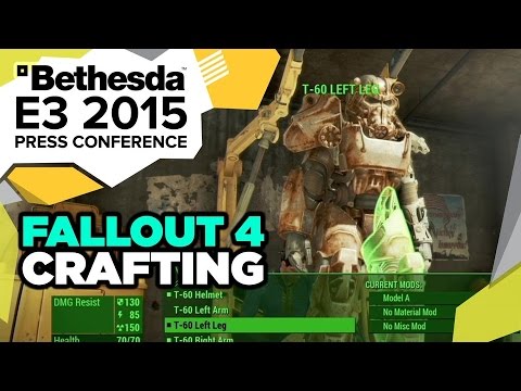 Fallout 4 Crafting Gameplay Madness - E3 2015 Bethesda Press Conference - UCbu2SsF-Or3Rsn3NxqODImw