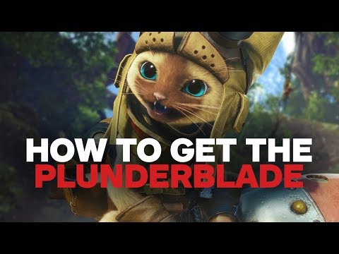 Monster Hunter World - How to Unlock the Plunderblade Palico Gadget - UCKy1dAqELo0zrOtPkf0eTMw