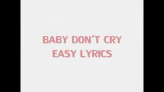 Baby don't cry  [Easy Lyrics/Hangul]