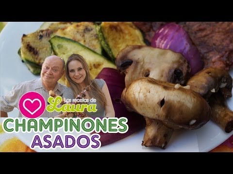 Como hacer CHAMPIÑONES a la parrilla - Grilled Mushrooms recipe - UCbtJ9-FGxyT76V5ebEDNhgg