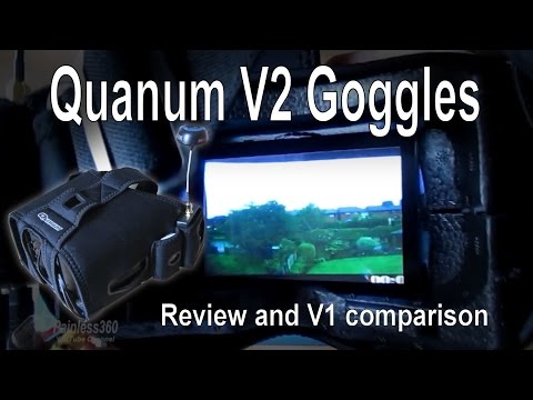 HobbyKing Quanum V2 FPV Goggles - Overview and Review - UCp1vASX-fg959vRc1xowqpw