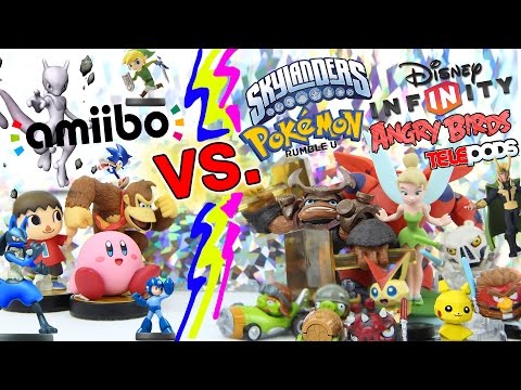 Amiibo vs. Skylanders, Disney Infinity, Angry Birds Telepods, Pokemon Rumble |Super Smash Bros WiiU - UCC-RHF_77zQdKcA75hr5oTQ