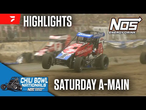 On The Wall For A Driller | Chili Bowl Nationals Championship Feature 1/18/25 | Highlights - dirt track racing video image