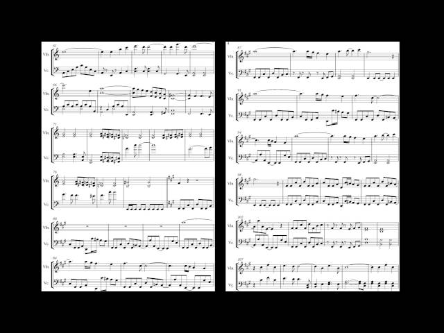 Phantom of the Opera Violin and Cello Duet Sheet Music