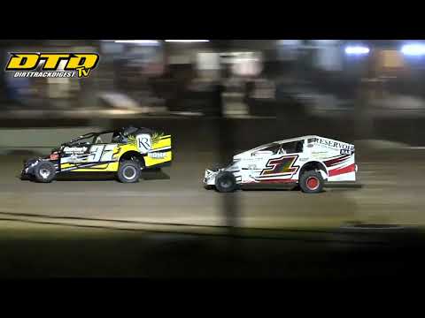 Ransomville Speedway | DIRTcar 358 Modified Feature Highlights | 8/18/23 - dirt track racing video image