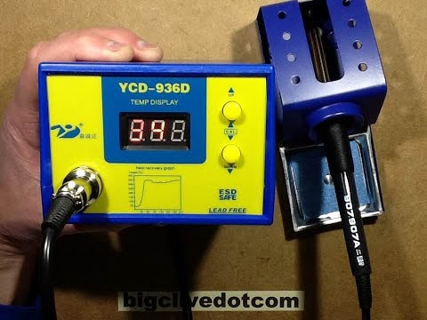 936D digital soldering station test and internal look. - UCtM5z2gkrGRuWd0JQMx76qA