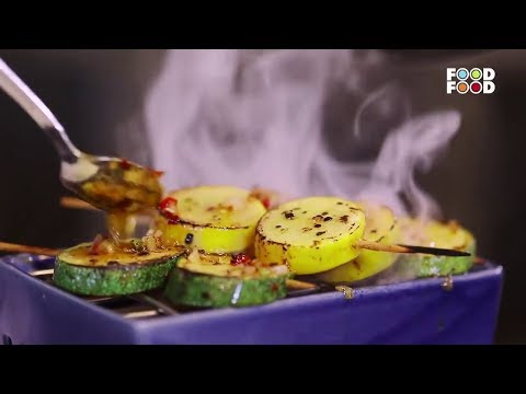 Grill Zucchini with Charmoula Dressing | Great Chefs Great Recipes | Chef Amit Wadhera | FoodFood - UCthIcpK06l9bhi9ISgreocw