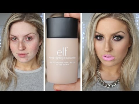 First Impression Review ♡ ELF Studio Acne Fighting Foundation! - UCMpOz2KEfkSdd5JeIJh_fxw