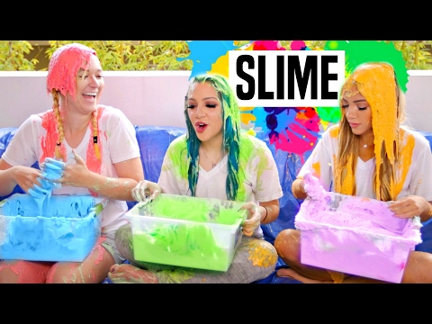 THE RAINBOW SLIME CHALLENGE w/ Niki and Gabi ft. Alisha Marie - UCuVHOs0H5hvAHGr8O4yIBNQ