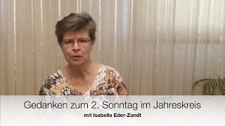 Sonntagsgedanken mit Isabella Eder-Zandt Sonntagsgedanken mit Isabella Eder-Zandt