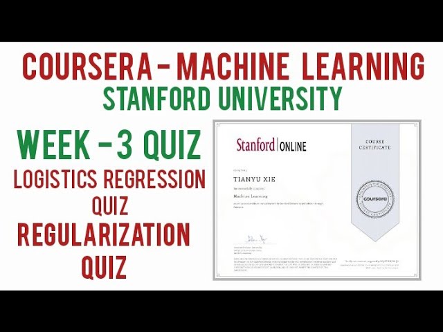 Coursera Machine Learning Week 3 Quiz 2 Answers