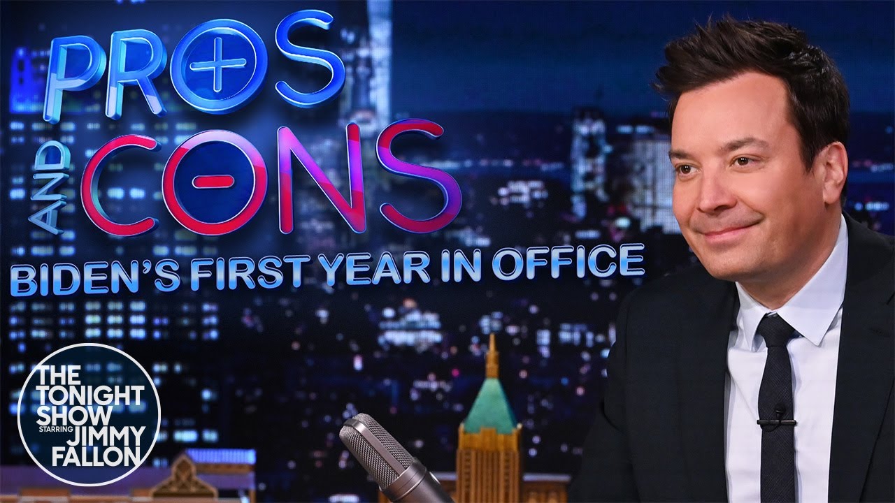 Pros and Cons: Biden’s First Year in Office | The Tonight Show Starring Jimmy Fallon