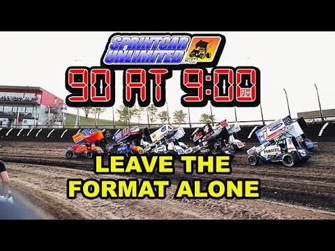 SprintCarUnlimited 90 at 9 for Monday, June 23rd: Leave the High Bank National format alone - dirt track racing video image