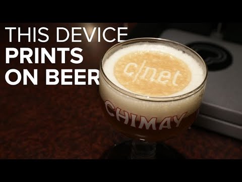 This device prints on beer - UCOmcA3f_RrH6b9NmcNa4tdg