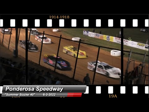 Ponderosa Speedway - Summer Sizzler 40 - 6/3/2022 - dirt track racing video image