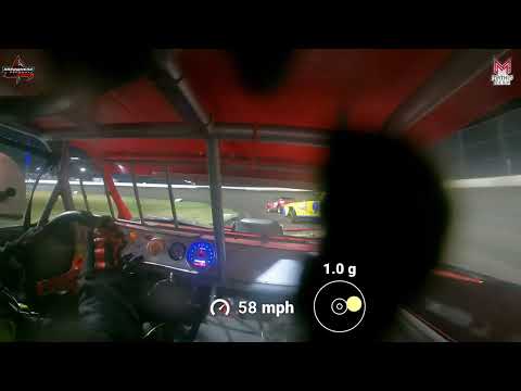 #15J Jaymee McGarrah- USRA Stock Car - 9-1-2023 Arrowhead Speedway - In Car Camera - dirt track racing video image