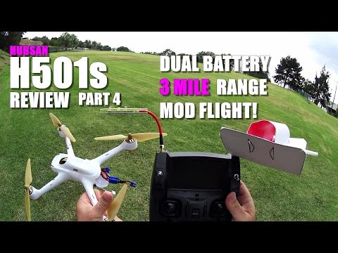 HUBSAN X4 H501s GPS Drone Review - Part 4 - [Long Range Mod, Dual Battery, 3 Mile Flight Test] - UCVQWy-DTLpRqnuA17WZkjRQ